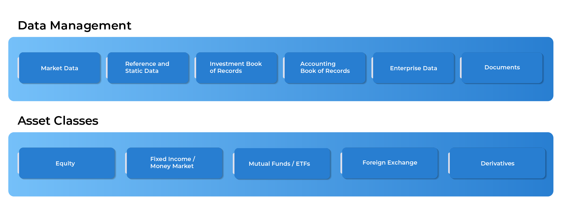 Capital Market Services: Data Management and Asset Classes
