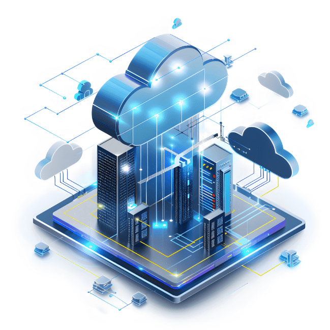 AI Powered CoE: Hybrid cloud environment with integrated premise cloud services