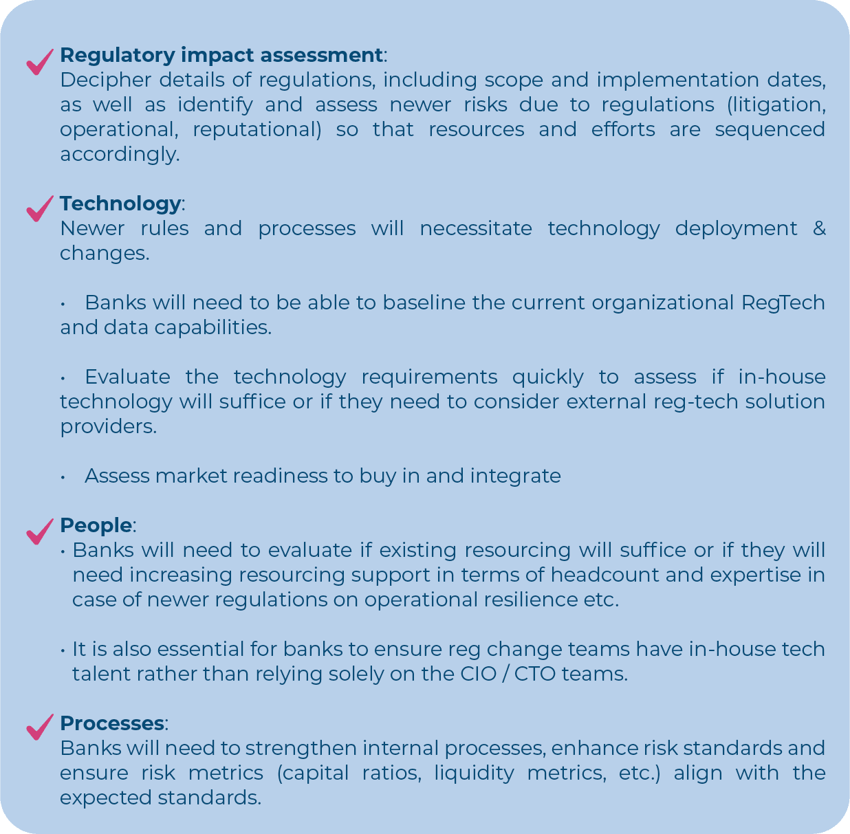 Regulatory Impact assessment
