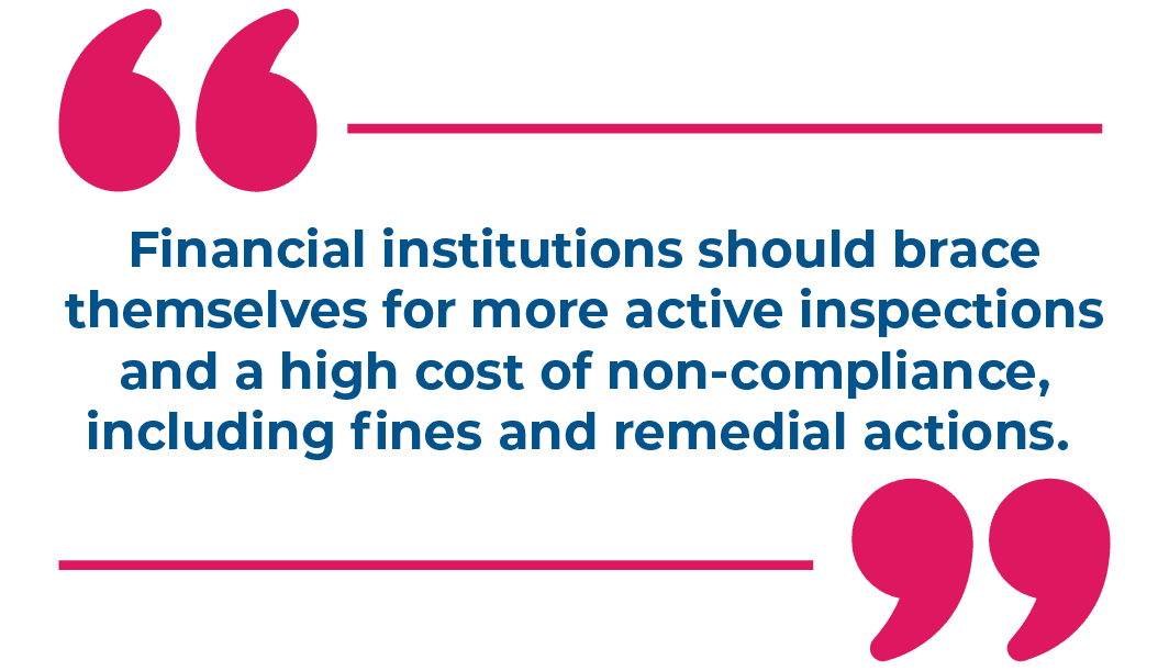 Quote Financial Institution should brace themselves.